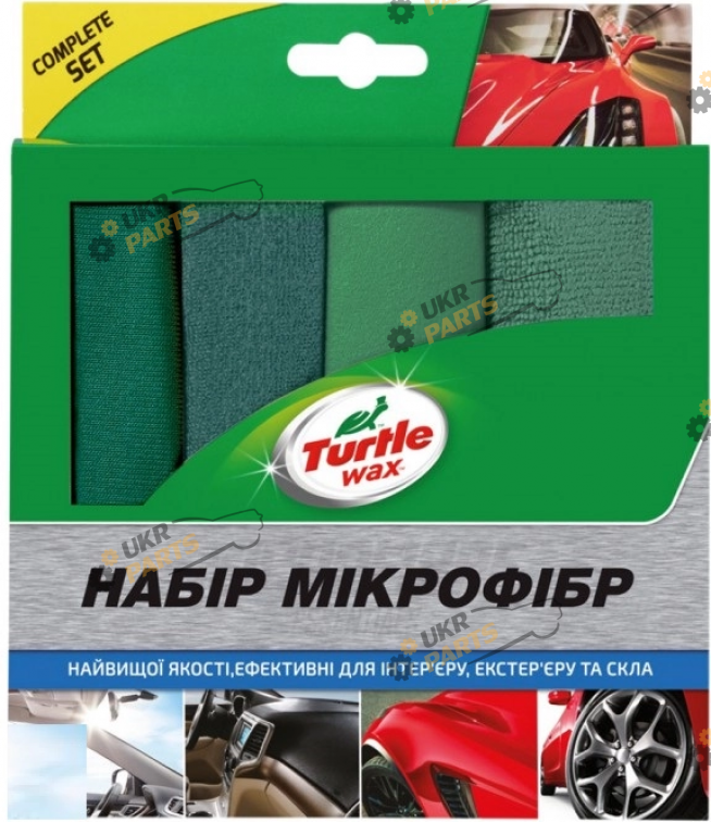 Микрофибровая салфетка универсальная Turtle Wax набор 4 шт (Х9314)