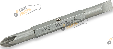 Бита Toptul PH2xSL6 1/4 двухстороняя (FKAA0206)