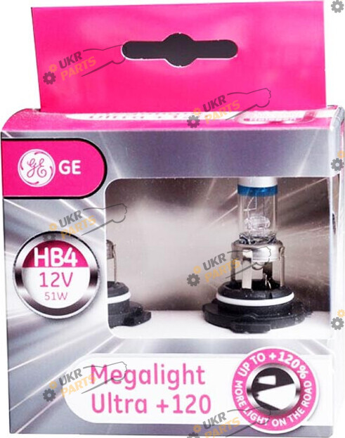Галогеновая лампа Tungsram Megalight Ultra 120 HB4 2 шт (53070SNU.2D)