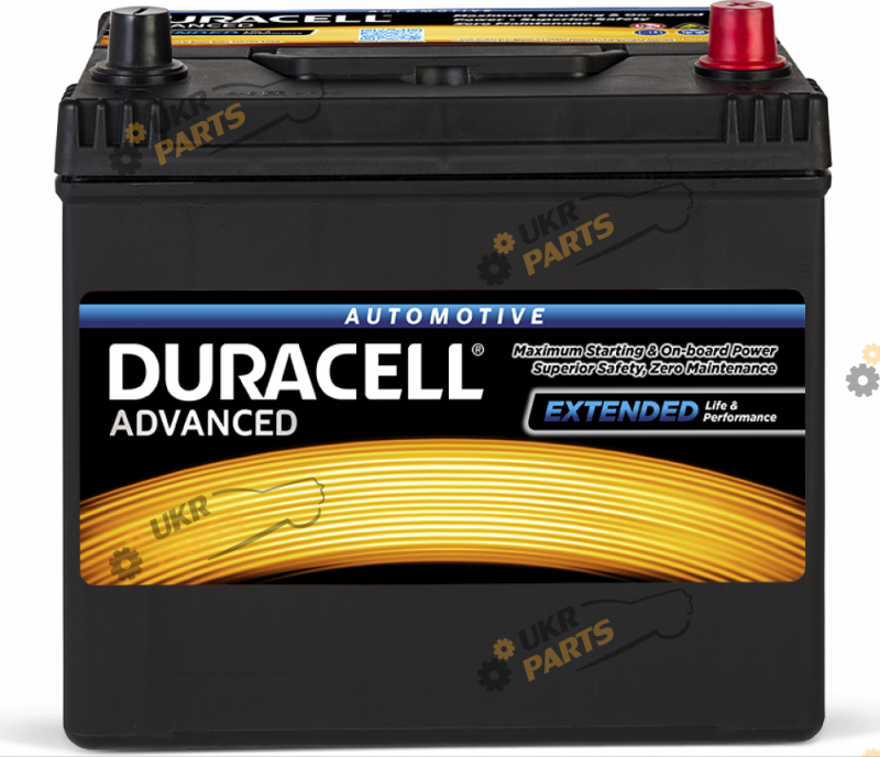 Автомобильный аккумулятор Duracell ADVANCED EN510A, R+ 60 Ач (DA60)