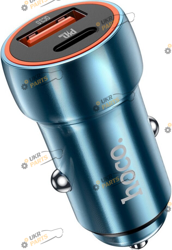 Зарядное устройство Hoco Z46A з кабелем type-c Blue whale Sapphire Blue USB 3 А (6931474770387)
