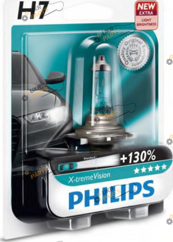 Галогеновая лампа Philips X-treme VISION +130% H7 1 шт (22678)