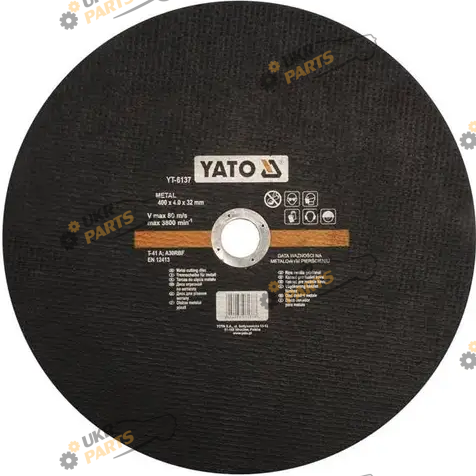 По металлу Yato Ø= 400 х 32 мм, h= 4.0 мм (YT-6137)