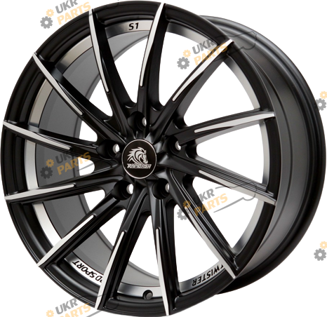 Литой диск RD Wheels RD-S1 Matt Black Polished Undercut R17