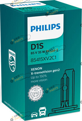 лампа Ксенон Philips X-treme Vision gen 2 D2S 4800 K (PS 85415 XV2 C1)