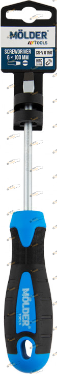 Отвертка MOLDER SL6x100мм 1 шт (MT32008)