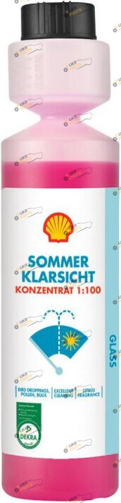 Жидкость омывателя концентрат летняя Shell 0.25 л (5901060122600)