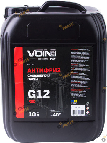 Антифриз Voin G12 красный 10 л (VA-1247)