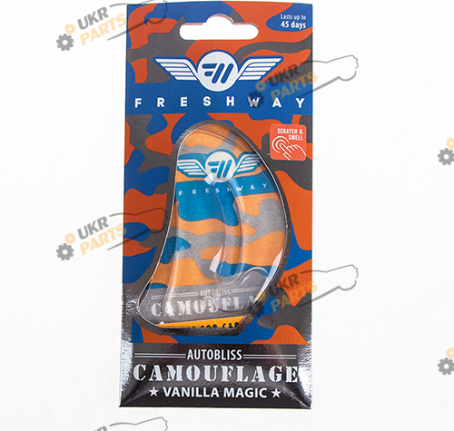 Ароматизатор Freeway Camouflage AutoBliss | Vanilla Magic (ABC06)