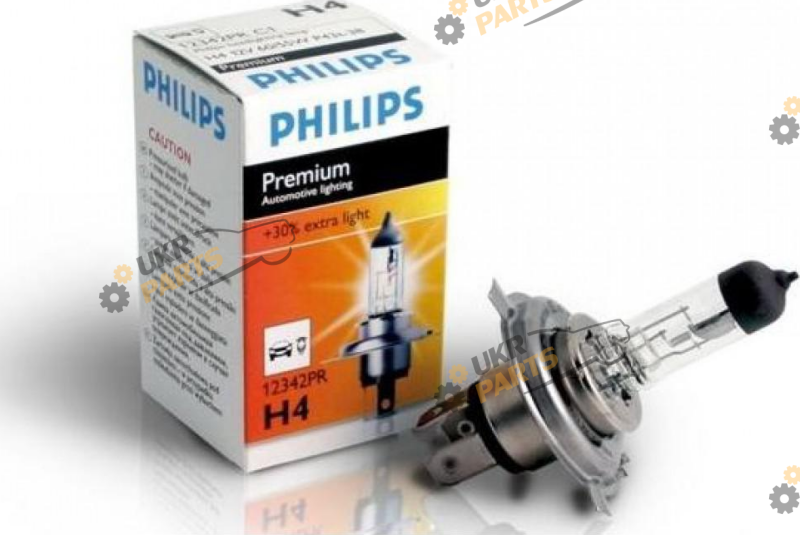 Галогеновая лампа Philips Premium H4 1 шт (23136)