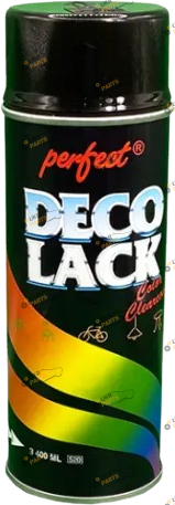 Аэрозольная краска Decolac черный глянцевый 400 мл (9005 HG)
