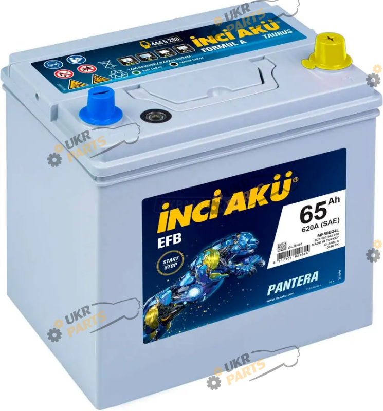 Автомобильный аккумулятор INCI AKU Start-Stop EFB PANTERA 65 Ач (D23 065 062 013)