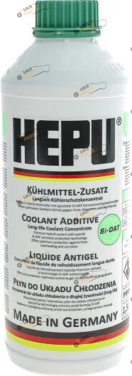 Концентрат антифриза Hepu зелёный 1.5 л (P999-LL18)