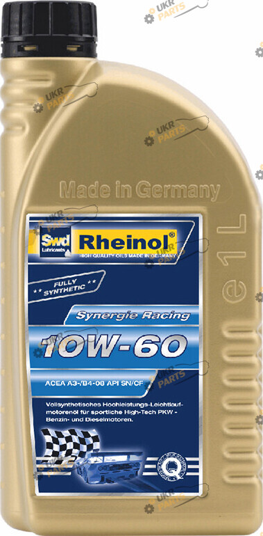 Моторное масло Rheinol Synergie Racing 10W-60 1 л (31158,180)