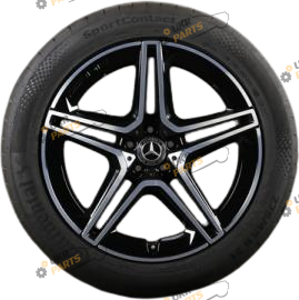 Литой диск Mercedes OEM A1674017400 black polished R21