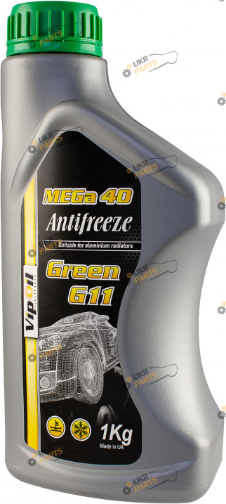 Антифриз Vipoil MEGA 40 G11 зелёный 1 л (701366)