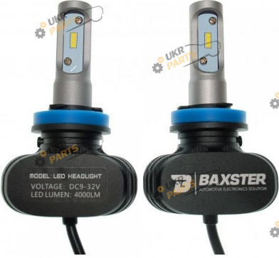 LED лампа Baxster S1 H11 6000K 4000lm с радиатором H11 25 Вт (00-00007289)