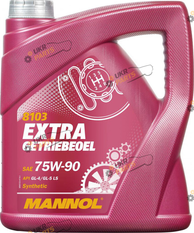 Масло трансмиссионное Mannol Extra Getriebeoel 75W-90 4 л (54559)
