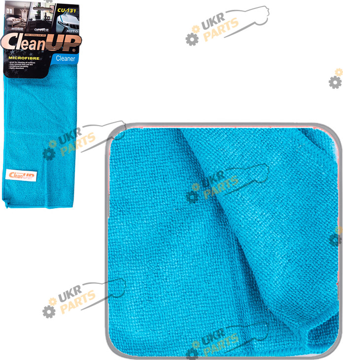 Микрофибровая салфетка универсальная CleanUP CU-131 blue (52127)