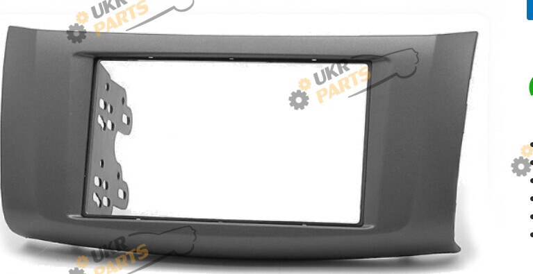 Переходная рамка Nissan Sentra, Sulphy, Pulsar 2012 > 2 din (22020)