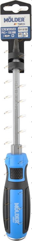 Отвертка ударная MOLDER PH3x150mm 1 шт (MT33106)