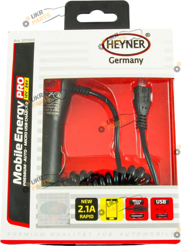Зарядное устройство Heyner microUSB 1 А (511 500 HE)
