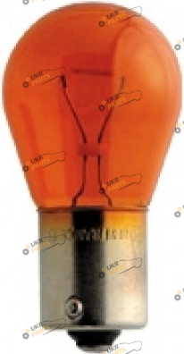 Лампочка Narva PY21W 24V 21W BAU15s Amber Heavy Duty (17649)