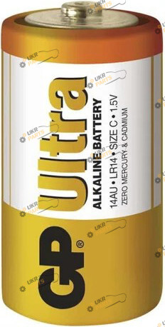 Батарейка GP Ultra Alkaline LR14 1.5v C 1 шт. (GP14AU)