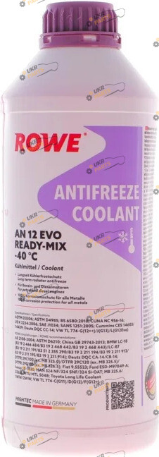 Антифриз Rowe G12 evo фиолетовый 1.5 л (21132-0015-99)