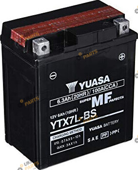Мотоциклетный аккумулятор Yuasa Мотоциклетный МОТО MF VRLA Battery AGM YTX7L-BS (сухозаряжений) (YTX7L-BS)