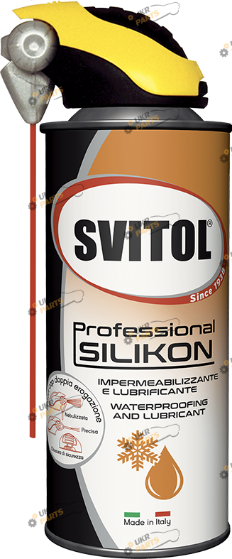 Силиконовая смазка Arexons SVITOL PROFESSIONAL SILIKON МULTILINGUA 0.4 л (4208)