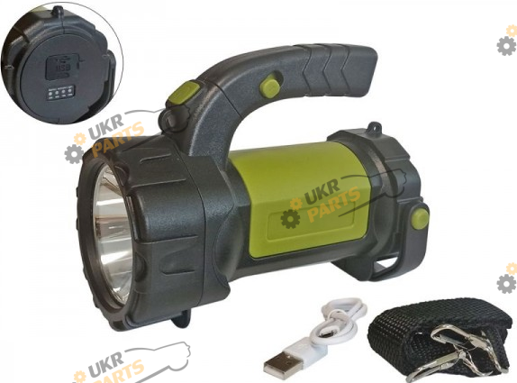 Ручной фонарь HeadLight А-T80B 2400 mAh с крючком (А-T80B)