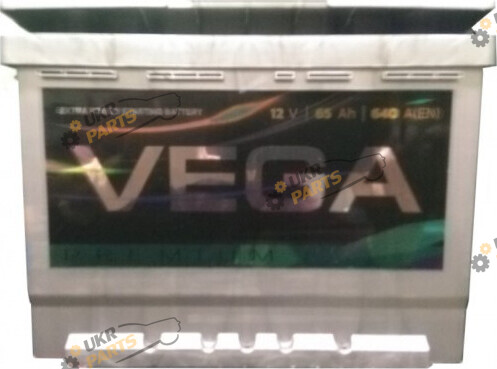Автомобильный аккумулятор Vega Premium 640A R+ 65 Ач (6СТ-65АЗ)