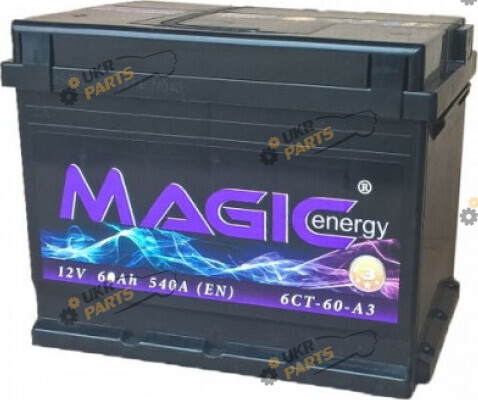 Автомобильный аккумулятор MAGIC ENERGY 60 Ач (MGT060-M01S)