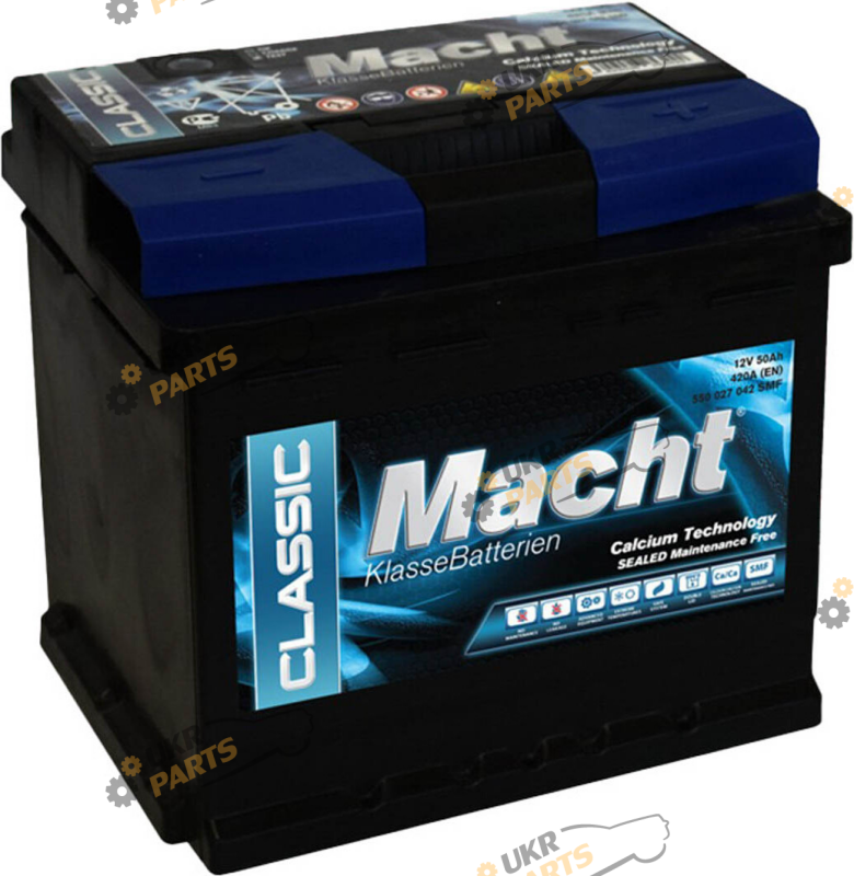 Автомобильный аккумулятор Macht Classic6 CT-50-R 50 Ач (25342)