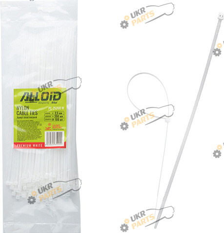 Набор стяжек Alloid 100 штук Alloid (PC-25200 W)