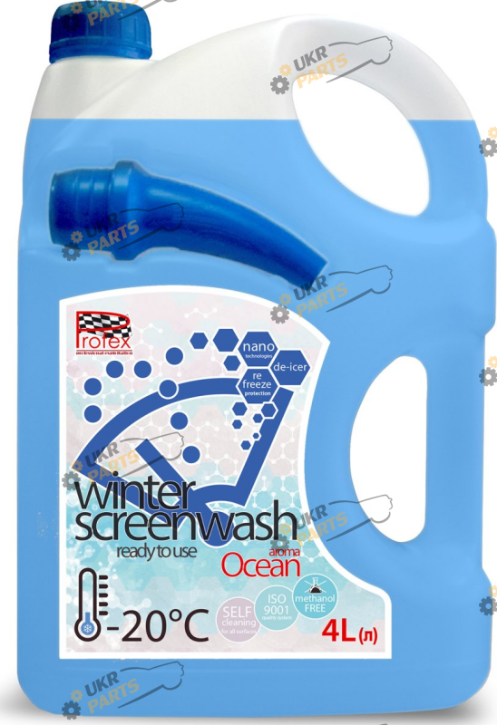Жидкость омывателя готовая зимняя Profex Ocean -20 °C 4 л (PR7023FX)