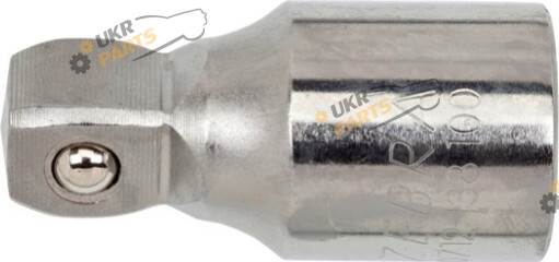 Удлинитель с фиксацией ZEBRA квадрат 1/4 дюйма кутовий L25 mm (0713118100)
