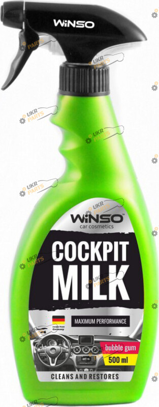 Полироль для пластика Winso Cockpit milk Bubble gum 0.5 л (810590)