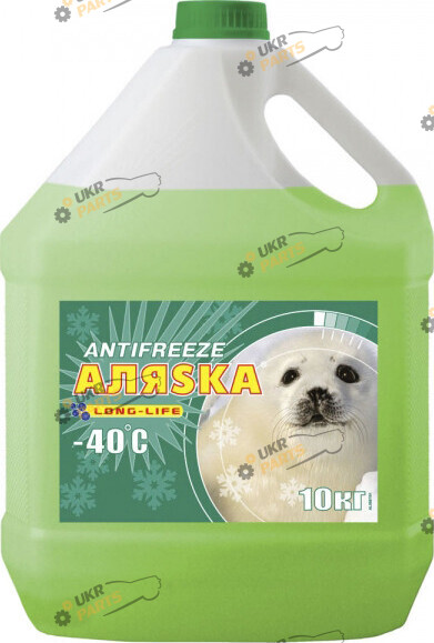 Антифриз АЛЯSКА Long-Life G11 G11 зелёный 10 л (5523)