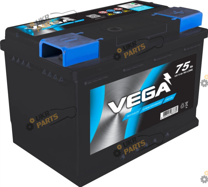 Автомобильный аккумулятор Vega 75 Ач (VLB307510B01)