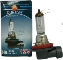 Галогеновая лампа Диалуч Classic H8 1 шт (12358)