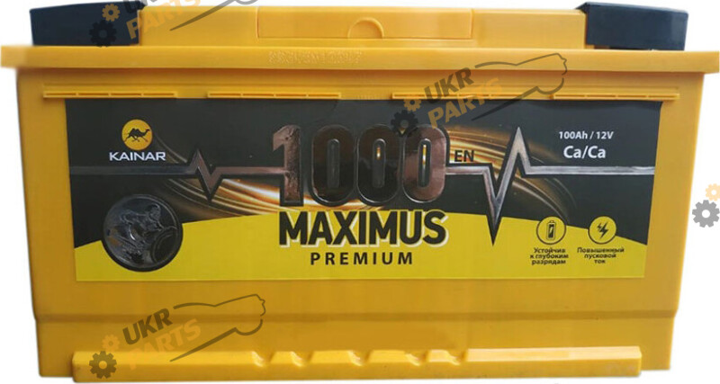 Автомобильный аккумулятор Maximus 100Ah Ев (-/+) (1000EN) 100 Ач (600 76 04)