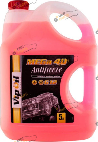 Антифриз Vipoil G12 красный 5 л (701443)