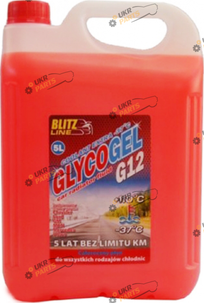 Антифриз Blitz Line Glycogel G12 красный 5 л (2615234)