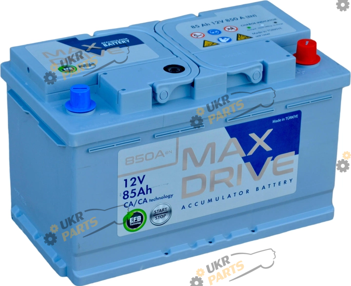 Автомобильный аккумулятор Max Drive EFB (-/+) EN850 85 Ач (СТ-00150317)