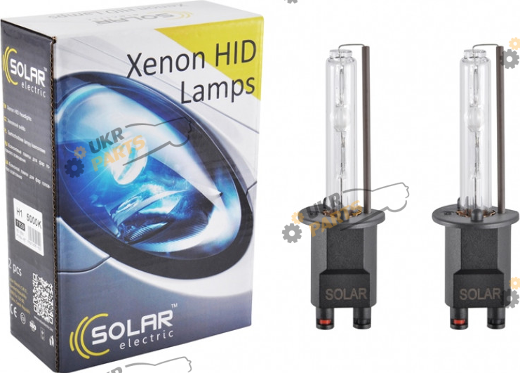 лампа Ксенон SOLAR P14.5s KET 2 шт H1 5000 K (1150)