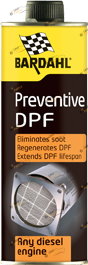 Присадка для защиты сажевого фильтра для дизеля Bardahl Preventive DPF 0.3 л (3612)