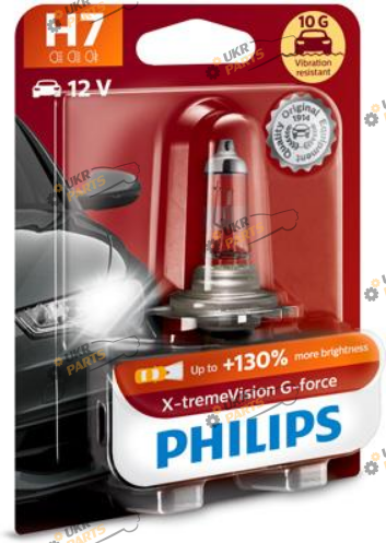 Галогеновая лампа Philips PX26d 3500K H7 1 шт (35579630)