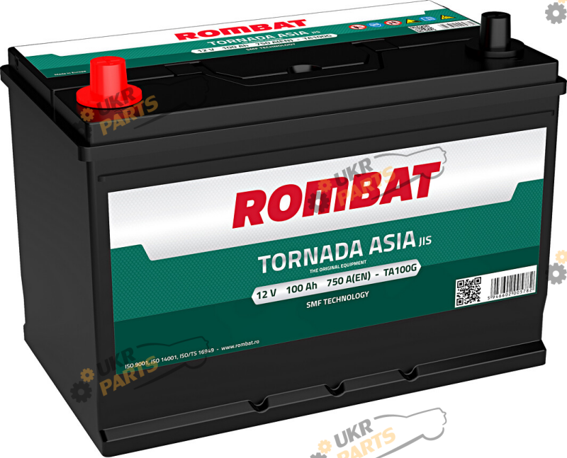 Автомобильный аккумулятор Rombat TORNADA ASIA 100 Ач (TA100G)